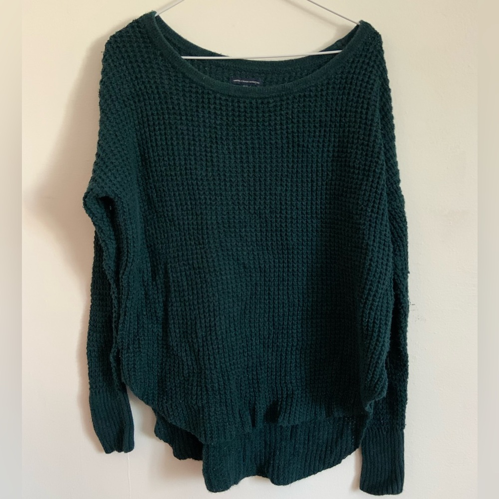 Forest Green Knit Sweater